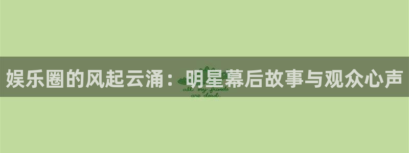 益达娱乐有梦你就来：娱乐圈的风起云涌：明星幕后故事与观众心声