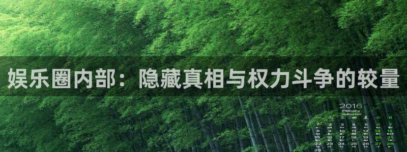 益达娱乐：娱乐圈内部：隐藏真相与权力斗争的较量